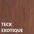 Teinte bois Teck exotique